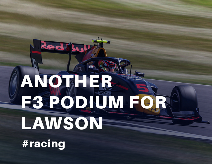 Another F3 podium for Lawson 